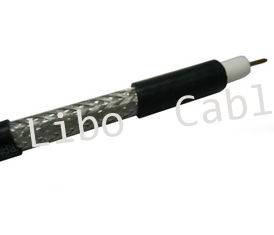 Tri-Shield Coaxial Cable RG59 75 Ohm For Indoor Black Jacket CATV CCTV Systems